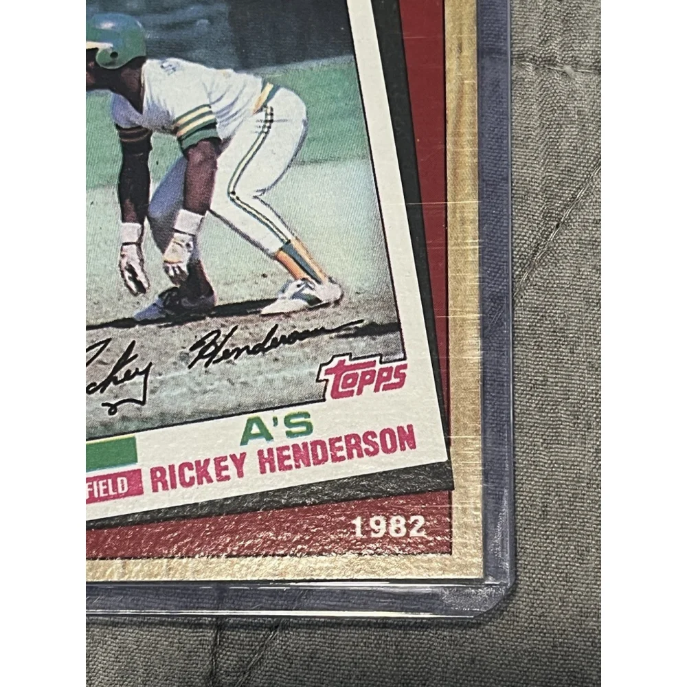 1987 Topps Rickey Henderson #311 Turn Back The Clock 1982